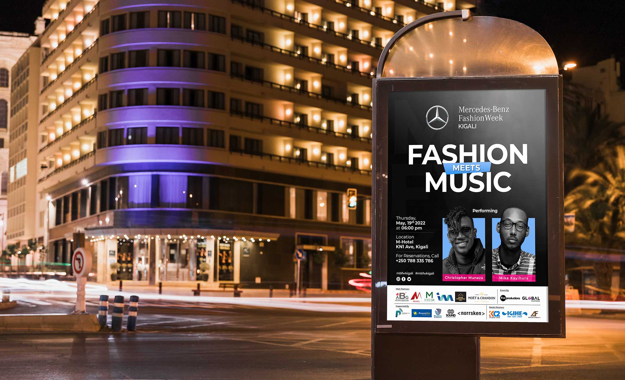 Branding for Mercedes-Benz Fashion Week Kigali